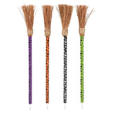 Halloween Witch's Broomstick Pen for Kid in Bulk - Assorted